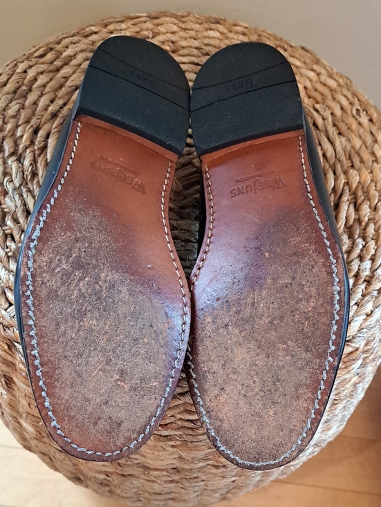 G.H. Bass & Co. Mens Larson Lug Weejuns Black Loafer Preppy Dress Shoes 11D main image 5